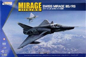 Kinetic K48058 1/48 scale Dassault Mirage 111S/RS Swiss Airforce Jet Fighter