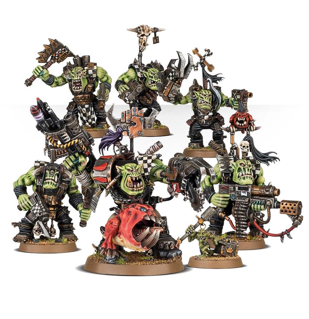 Games Workshop 28mm 50-33 Ork Warboss Grukk's Boss-Mob