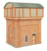 The Water Tower in GWR paintwork ensures all steam locos have their important supply of water close at hand.Model is made from resin and then hand decorated.Approx. model dimensions: 263mm high