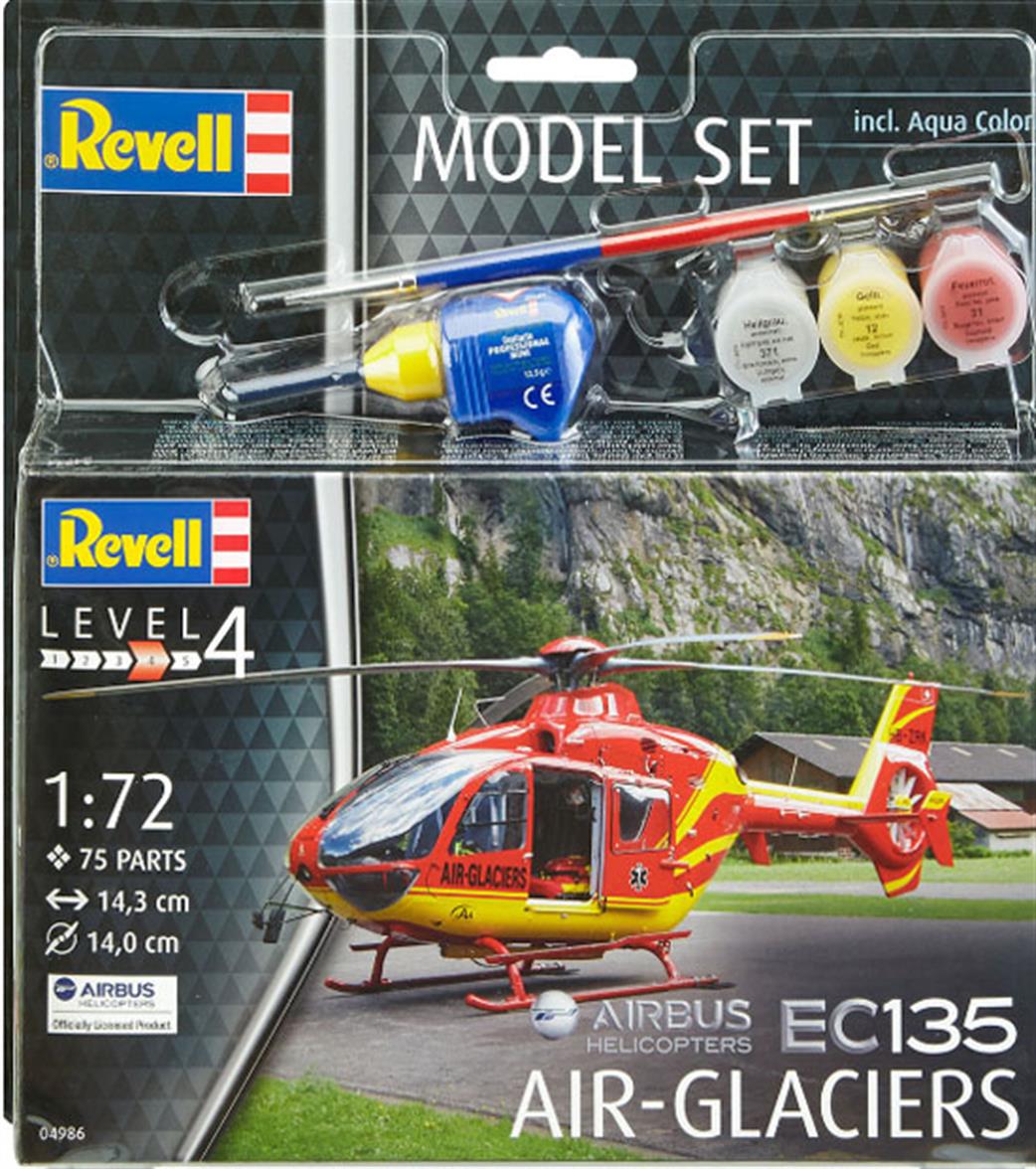 Revell 1/32 64906 BO105 35th Anniversary of Roth Fly out Model set