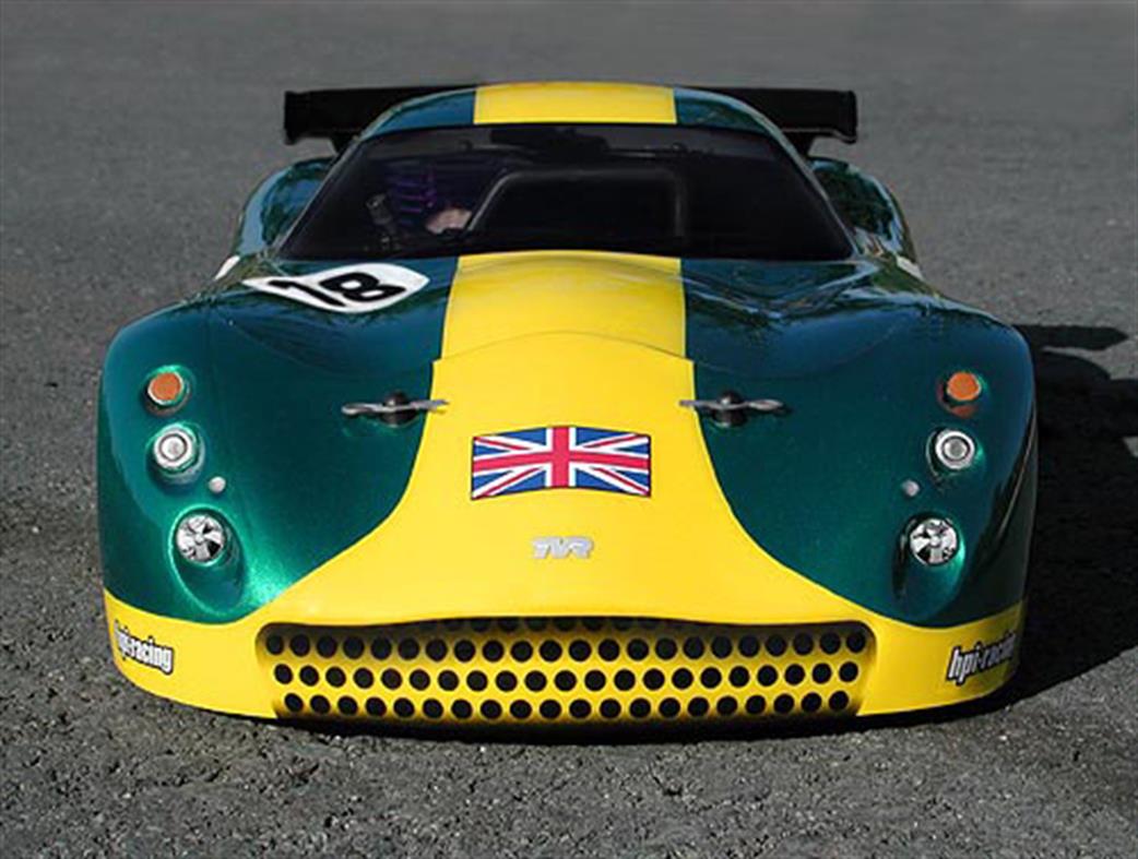 HPI Racing 1/10 7474 TVR Tuscan Speed Six Clear Bodyshell 200mm