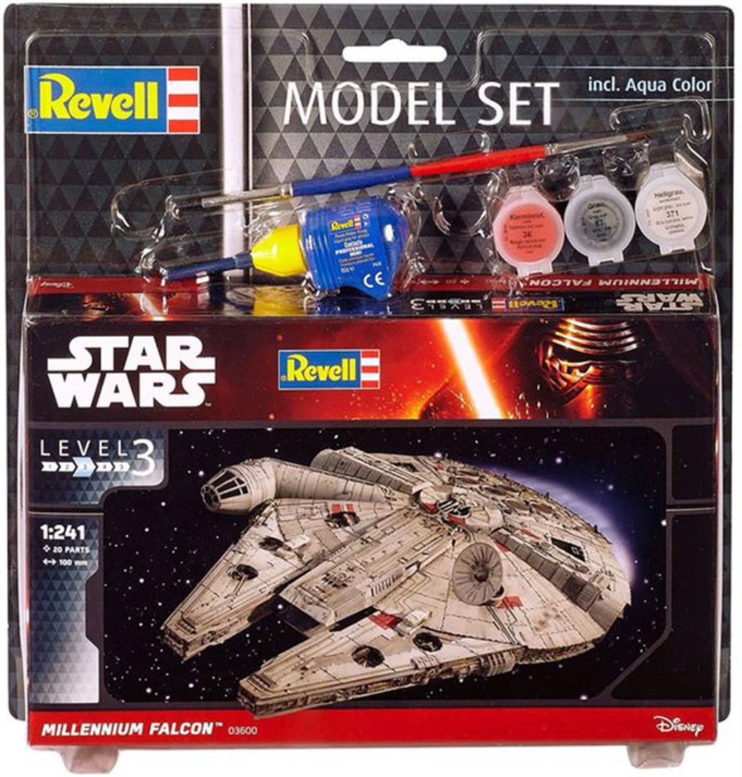 Revell 1/241 63600 Star Wars Millennium Falcon Mini Starter set
