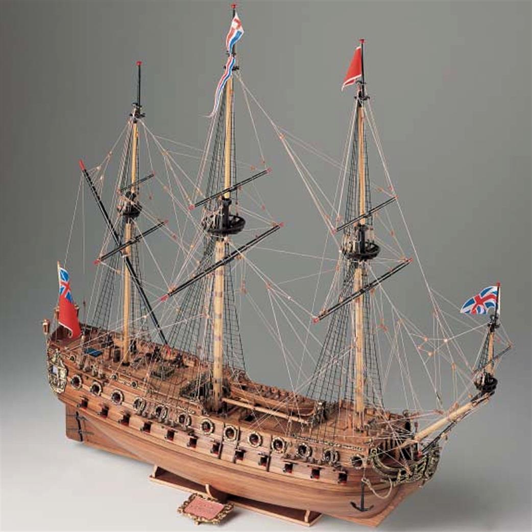 Corel 1/90 SM58 HMS Neptune British 58 Gun Heavy Frigate Kit 1700