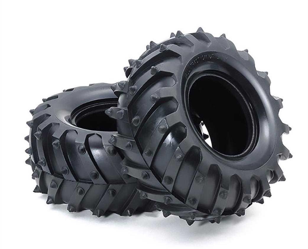 Tamiya  50374 Pin Spike Tyres To fit Monster Beetle - Blackfoot