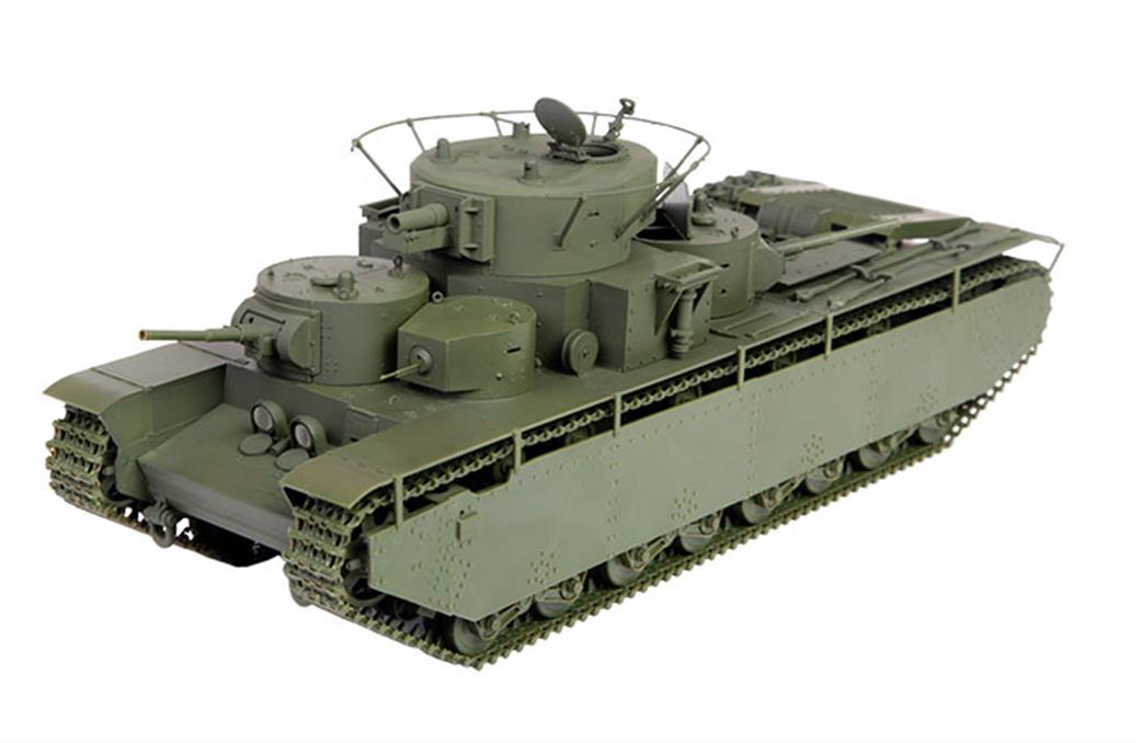 Zvezda 1/35 3667 T-35 Soviet Heavy Tank Kit