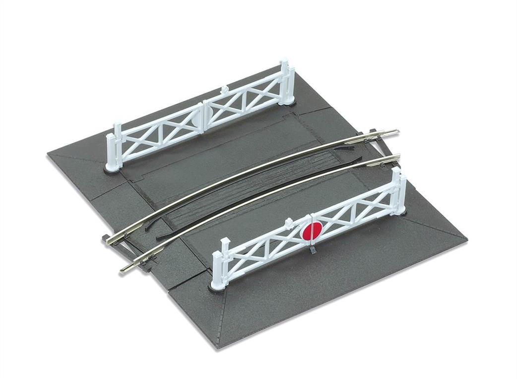 Peco OO ST-266 Curved Level Crossing No1 Radius With Gates