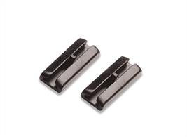 Plastic insulating rail joiners for use with Peco SL-900 flexible track and points. Suitable for all track using code 250 rail.Insulating rail joiners allow tracks to be split into separate electrical sections, so more than one train can be run.
