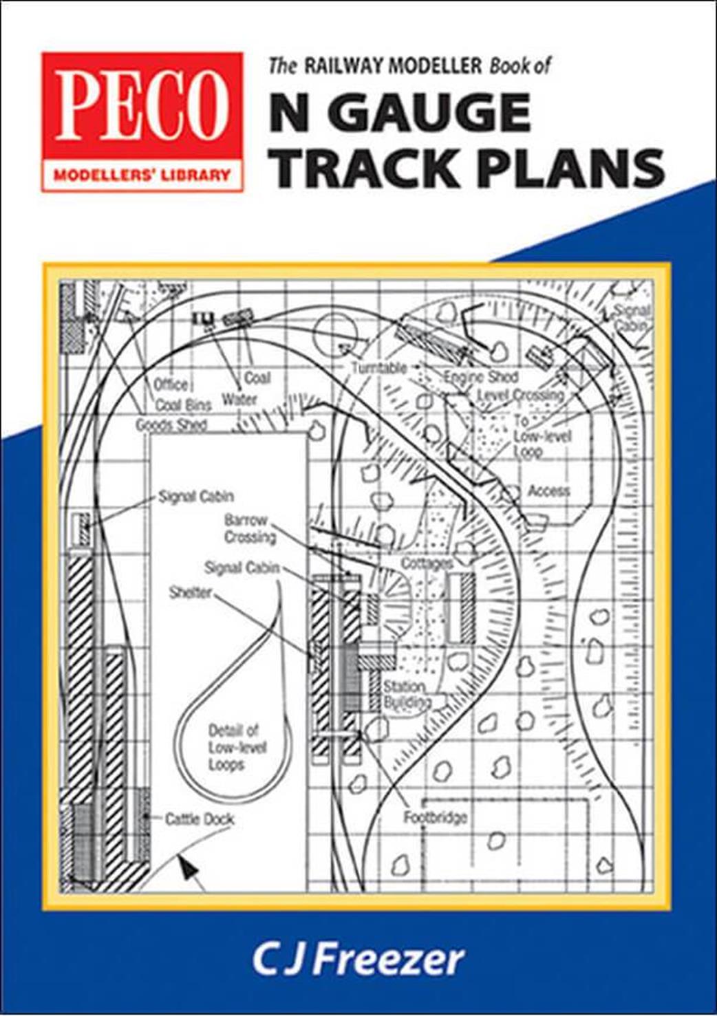 Peco PB-4 The Railway Modeller Book of N Gauge Track Plans  N