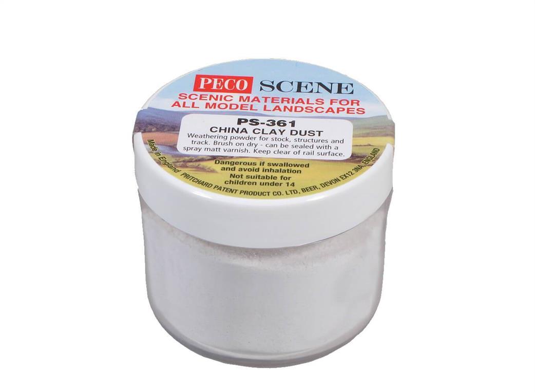Peco  PS-361 White China Clay Dust Weathering Powder