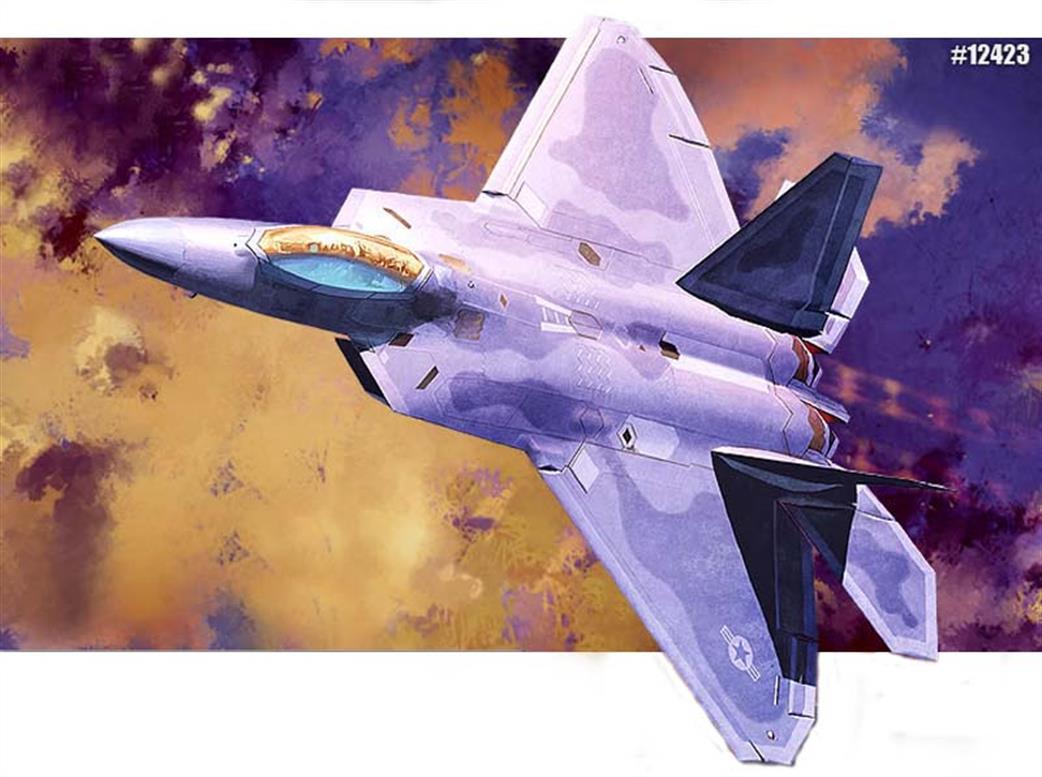 Academy 1/72 12423 Air Dominance Fighter F-22A Raptor Kit