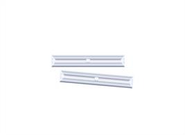 Pack of 12 plastic insulating rail joiners for use with peco N gauge code 55 and 80 track.