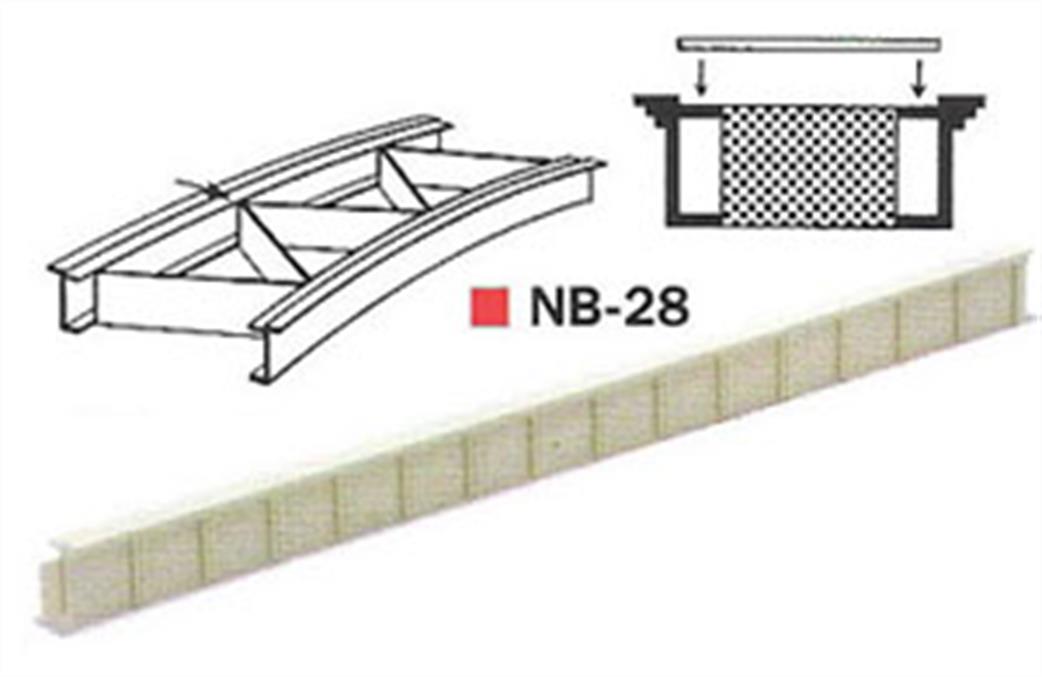 Peco N NB-28 Platform Edging Stone (x5)