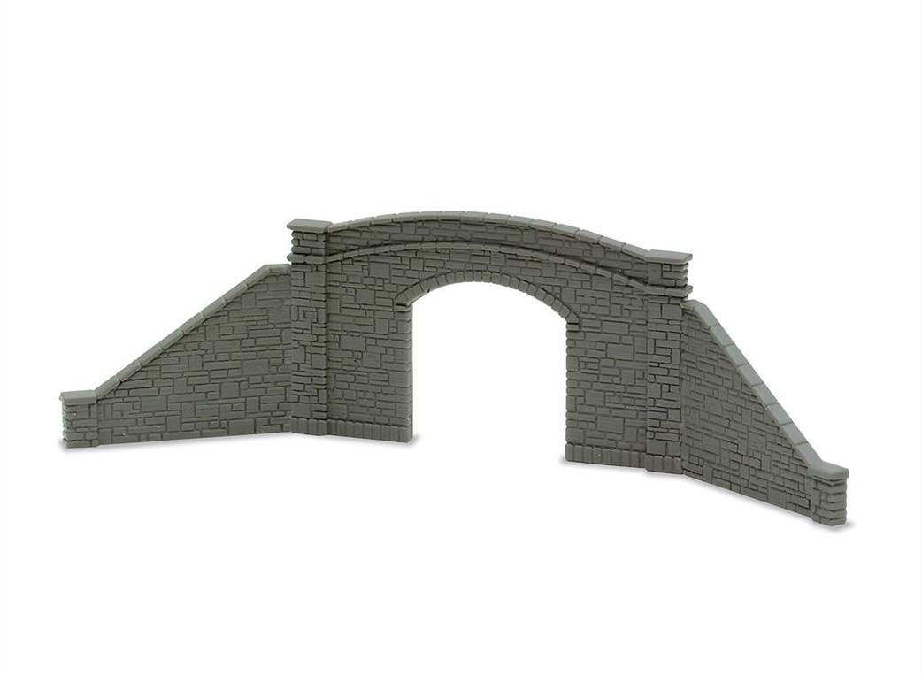 Peco N NB-33 Road Bridge & Sides Stone Single Track