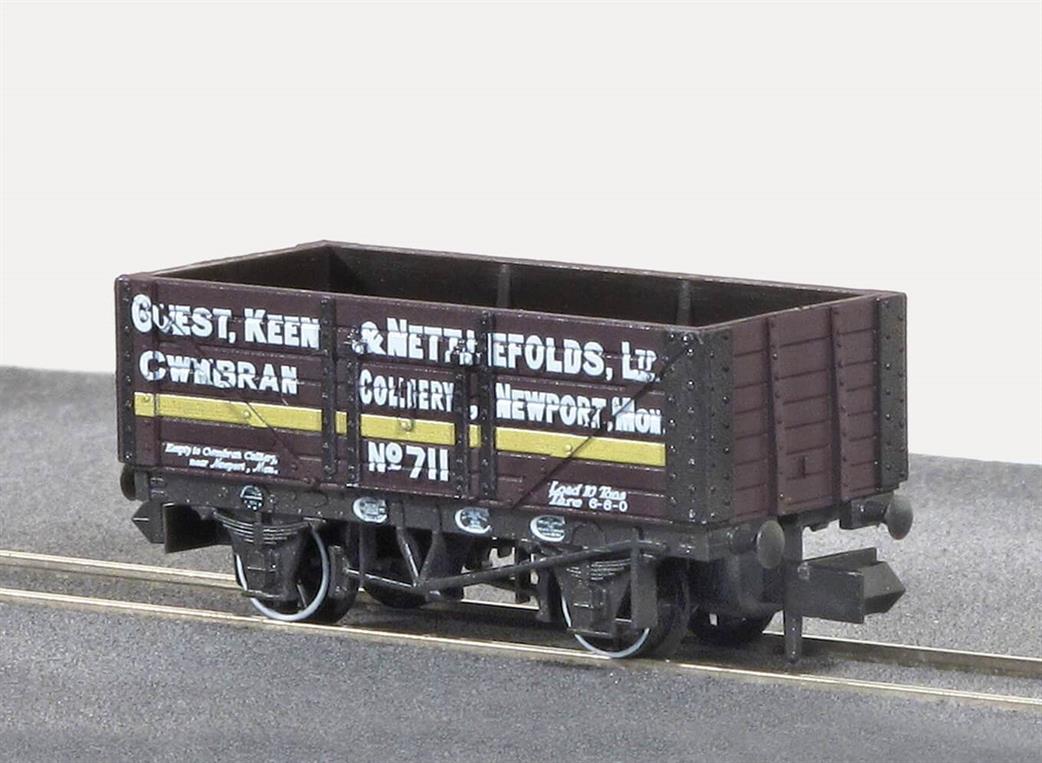 Peco NR-P411 Guest Keen & Nettlefolds Newport 7 Plank Open Wagon 711    N
