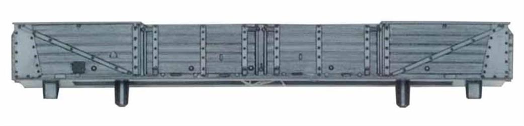 Peco N KNR-7 Wagon Kit Open Tube