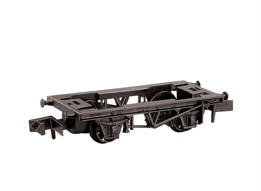 Peco N NR-120 Wagon Chassis Kit 9ft Wheelbase with Steel  Solebars