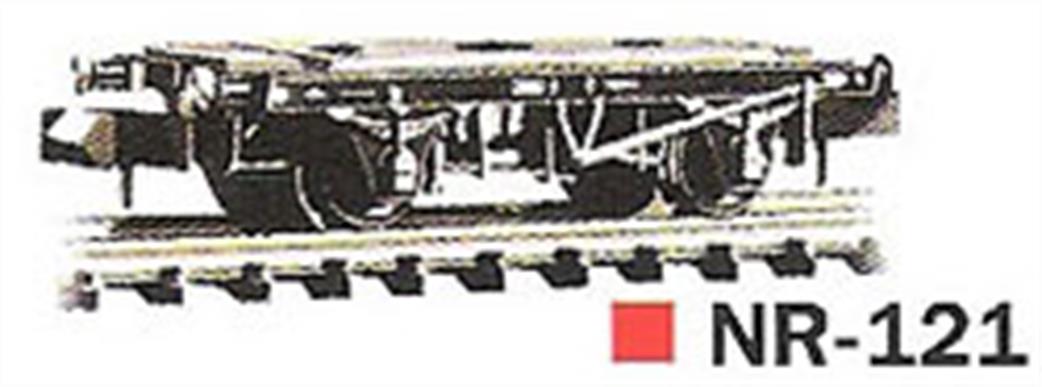 Peco N NR-121 Wagon Chassis Kit 10ft Wheelbase Steel Solebars Spoked Wheels