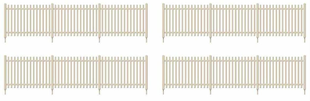 Ratio OO 432 SR Precast Concrete Fencing