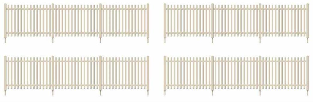 Ratio OO 432 SR Precast Concrete Fencing