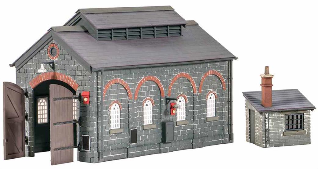 Ratio OO 522 Engine Shed Construction Kit
