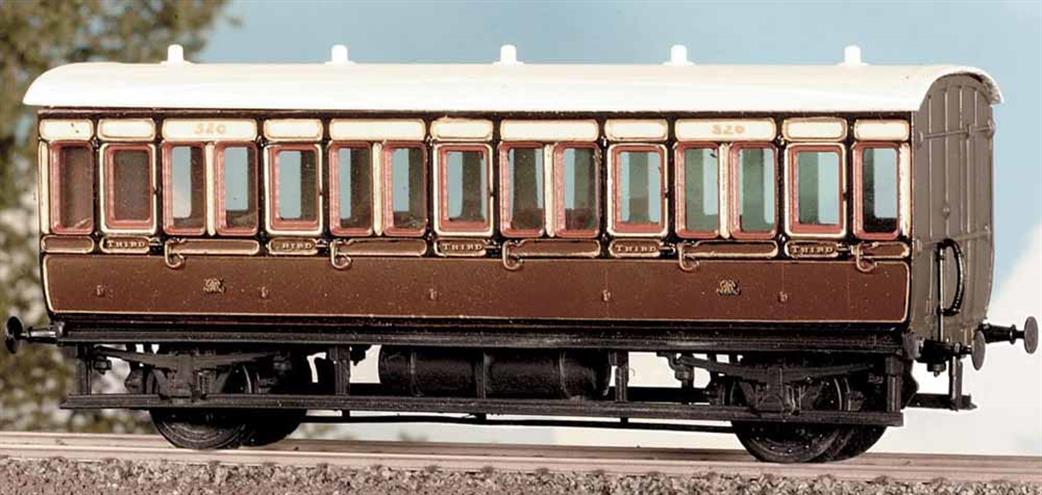 Parkside Kits OO PC610 Coach Kit GWR 4 Wheel All 3rd