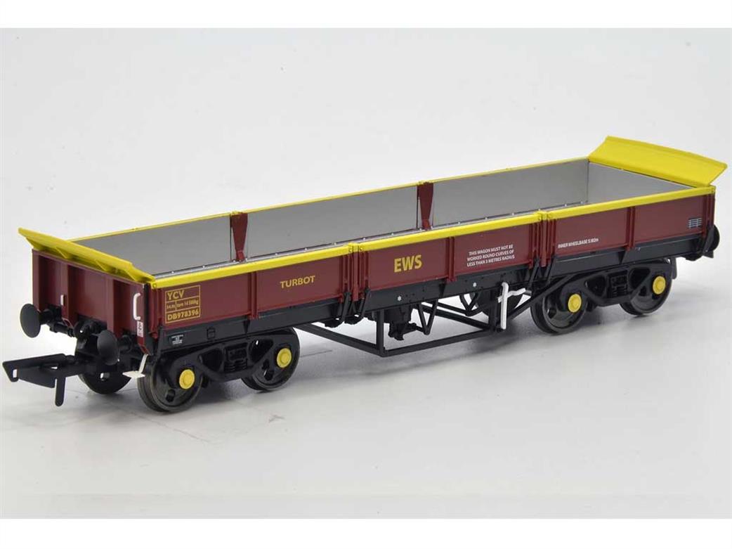 Dapol OO 4F-043-002 Turbot Bogie Ballast Wagon EWS Maroon DB978396