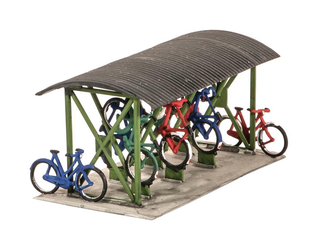 Wills Kits OO SS23 Bicycle Shed and Bikes