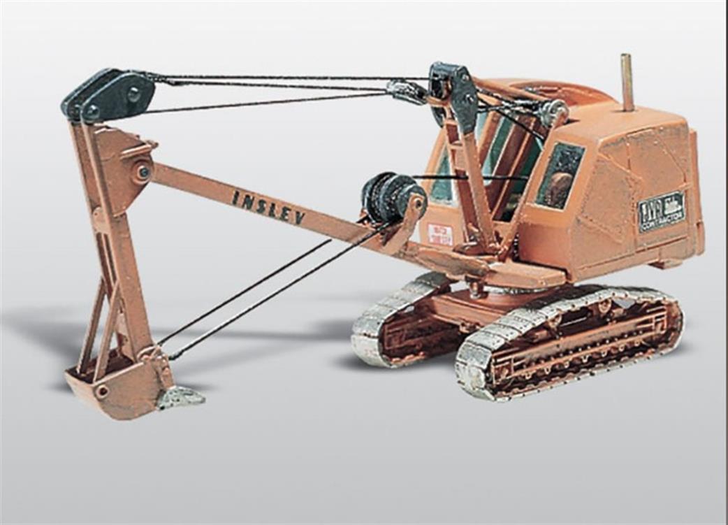 Woodland Scenics HO D237 Backhoe Insley Model K Diecast Kit