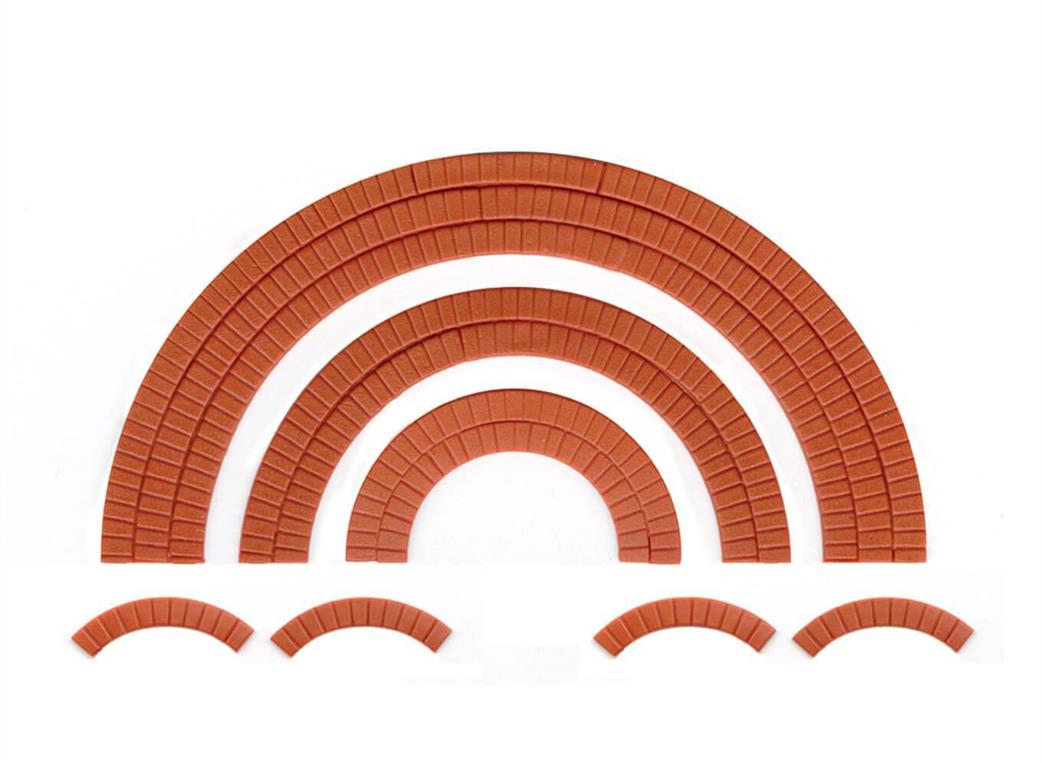 Wills Kits OO SS55 Brick Arch Overlays for Doorways and Windows