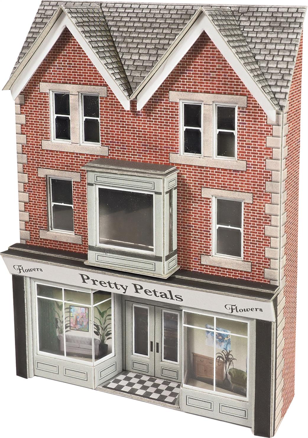 Metcalfe OO PO374 High Street Shop Frontage Low Relief Card Kit