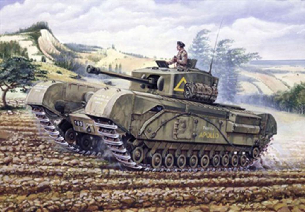 Italeri 1/72 7019 British Churchill Mk3 Tank