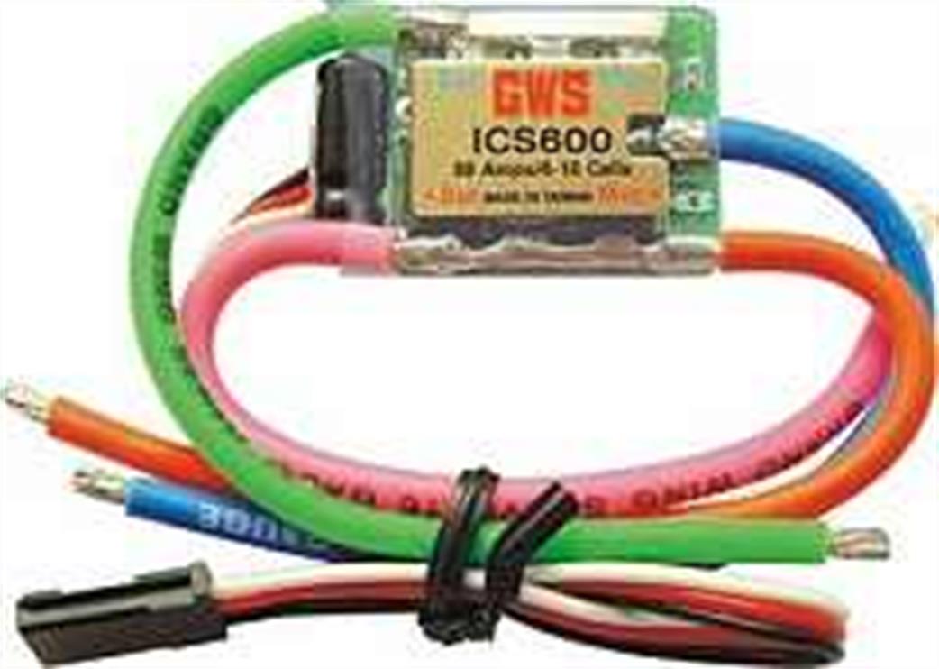 GWS  ICS600 ICS 600 Speed Controller 6-10 Cells BEC