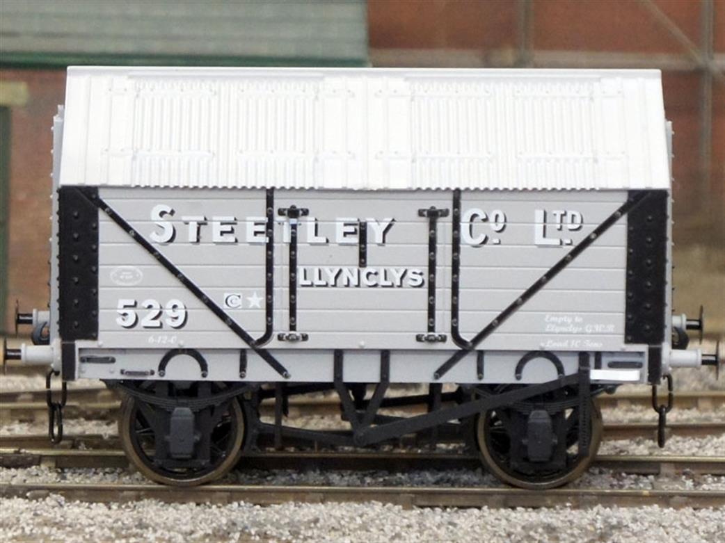 Dapol O Gauge 7F-017-002 Steetley Co. Llynclys Covered Lime Wagon RTR