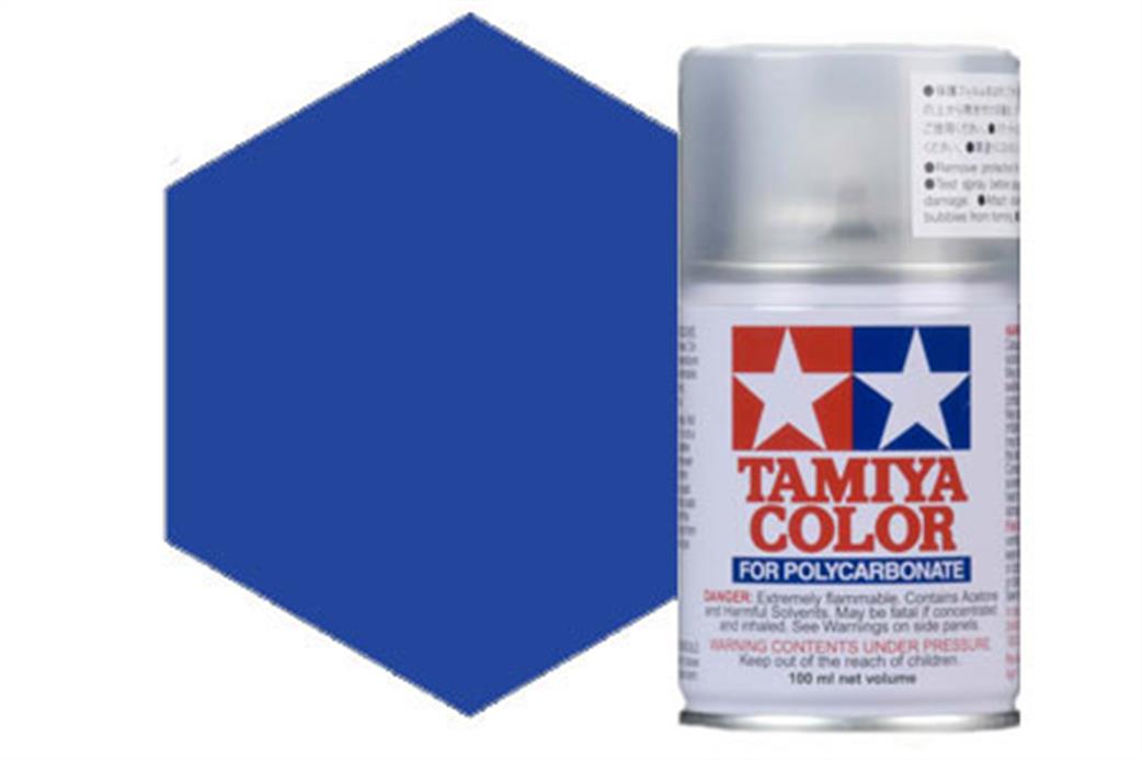 Tamiya  PS-38 PS38 Translucent Blue Polycarbonate Spray Paint 100ml