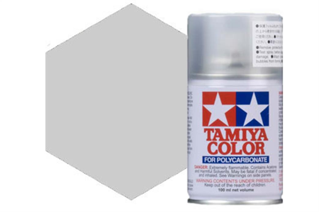 Tamiya  PS-36 PS36 Translucent Silver Polycarbonate Spray Paint 100ml