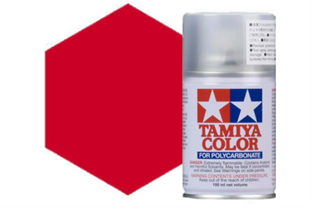 Tamiya  PS-37 PS37 Translucent Red Polycarbonate Spray Paint 100ml