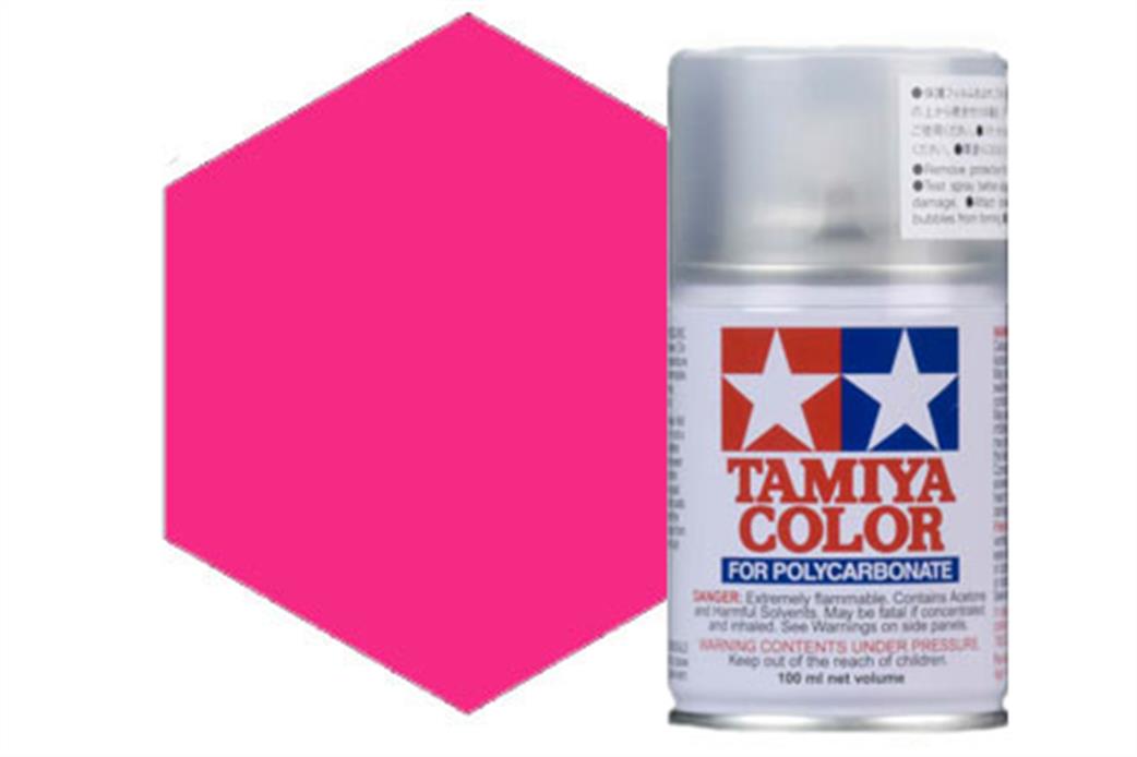 Tamiya  PS-40 PS40 Translucent Pink Polycarbonate Spray Paint 100ml
