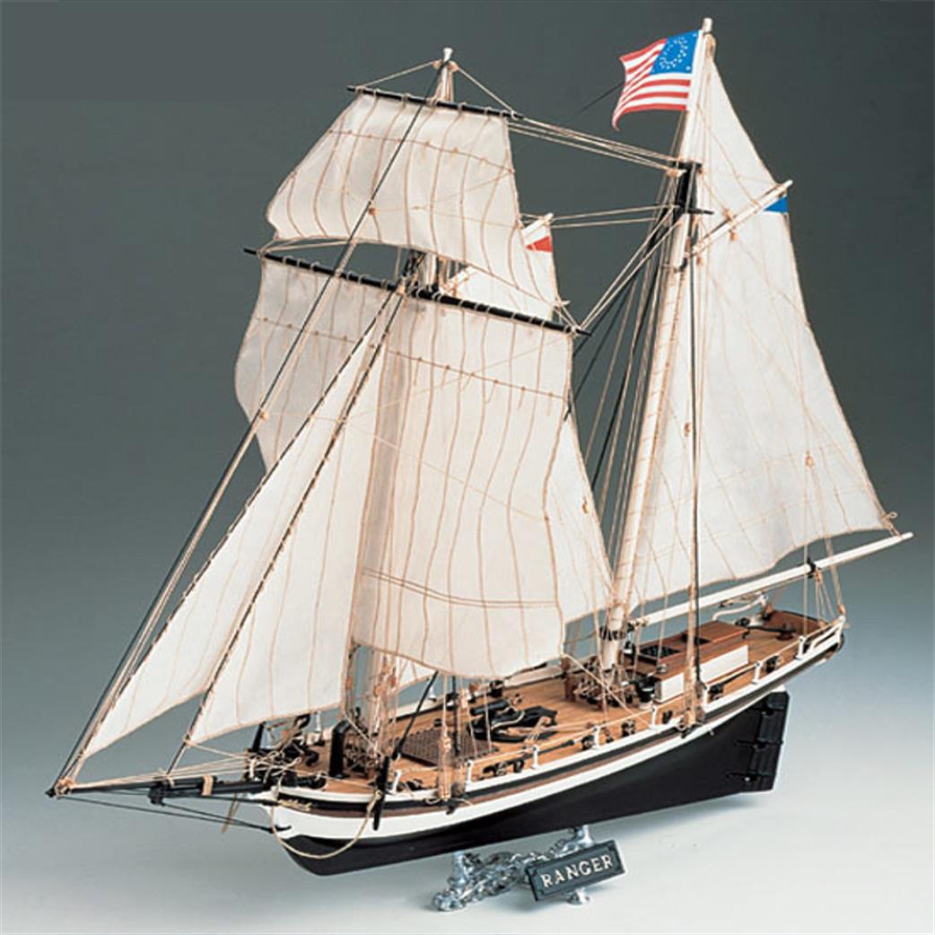Corel 1/50 SM55 Ranger American Revenue Cutter 1823 Kit