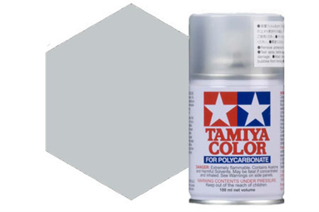 Tamiya  PS-41 PS41 Bright Silver Polycarbonate Spray Paint 100ml