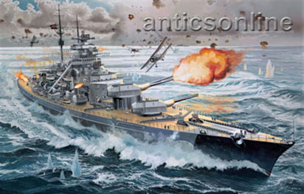 Revell 05040 German WW2 Battleship kit Bismarck  1/350
