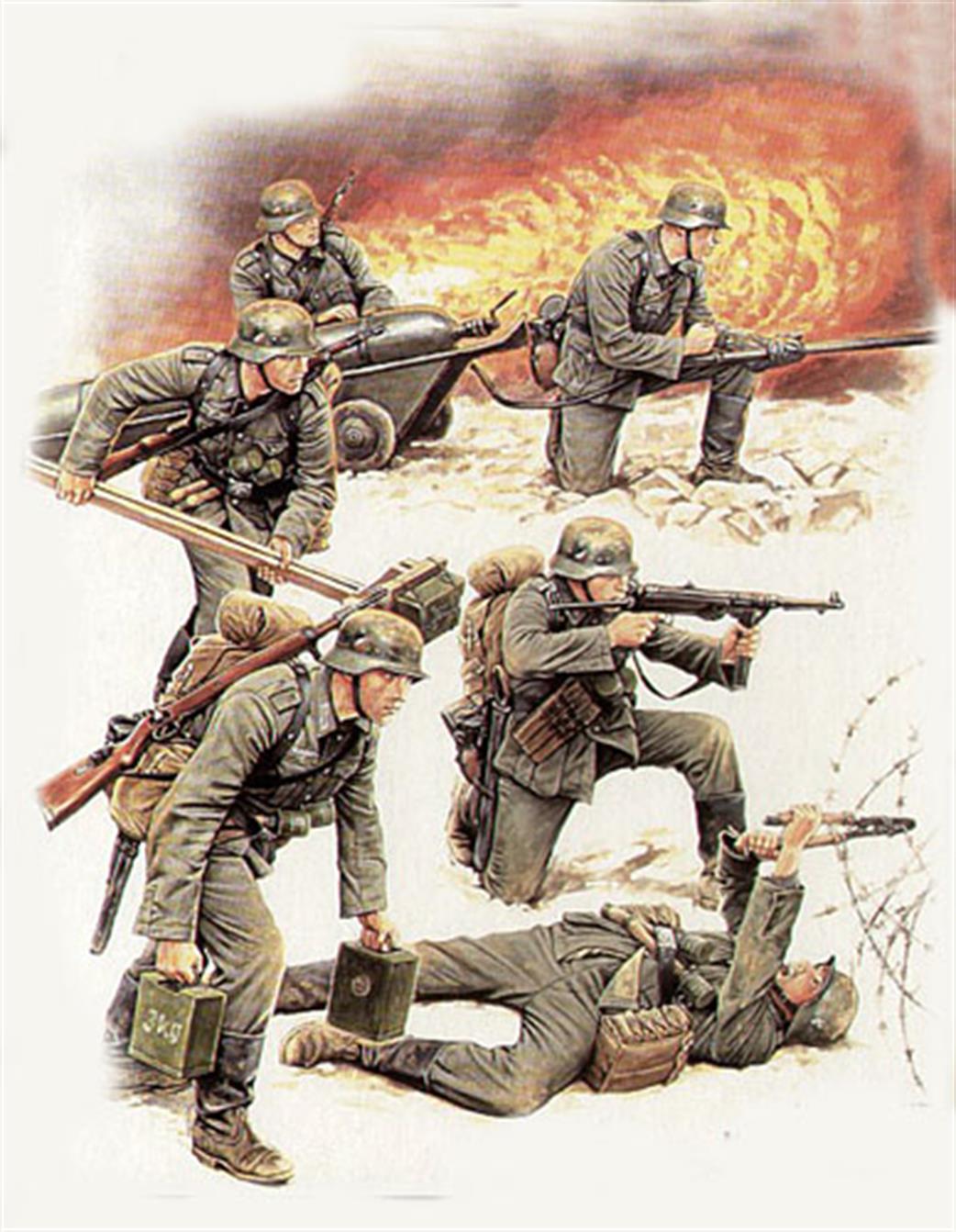 Zvezda 1/35 3613 German Sturmpioniere WW2 Model Figure Set