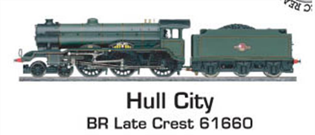 Dapol N 2S-020-007 BR 61653 Huddersfield Town B17 Class 4-6-0 BR Late Crest