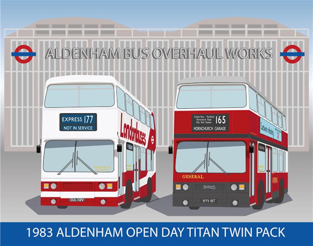 EFE 1/76 99938 1983 Aldenham Open Day Titan Twin Pack