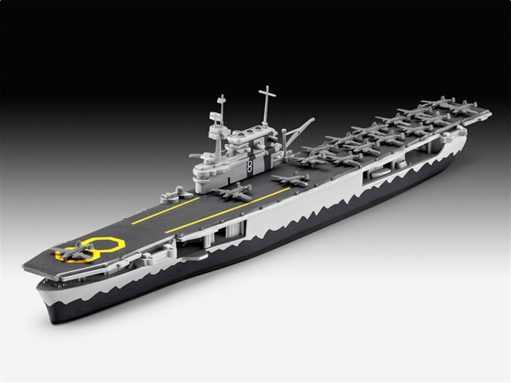 Revell 1/1200 05823 USS Hornet CV-8 Aircraft Carrier Waterline Kit