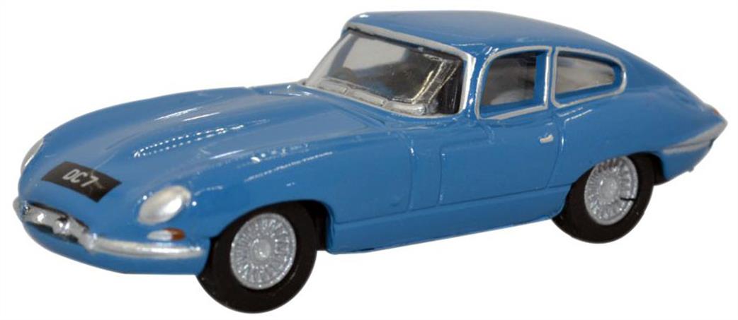 Oxford Diecast 1/76 76ETYP010 Jaguar E Type Coupe Bluebird Blue (Donald Campbell)