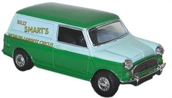 Oxford Diecast 1/43 Mini Van Billy Smarts BC001Mini Van Billy Smarts
