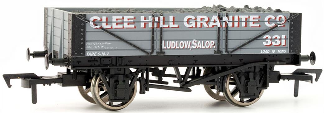 Dapol OO 4F-040-003 Clee Hill Granite 4-Plank Open Wagon