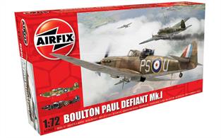 Airfix 1/72 Boulton Paul Defiant Fighter Kit A02069Length 150 Number of Parts 70 Wingspan 166