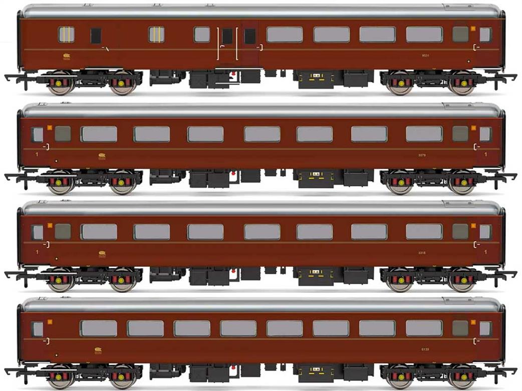 Hornby OO R40374 EWS Business Train Coach Pack