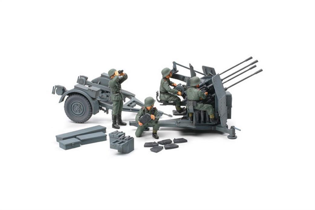 Tamiya German Ww2 mm Flak 38 Anti Aircraft Gun Kit 1 48